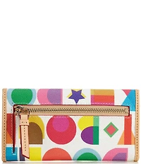 Dooney & Bourke Art Deco Continental Clutch Wallet