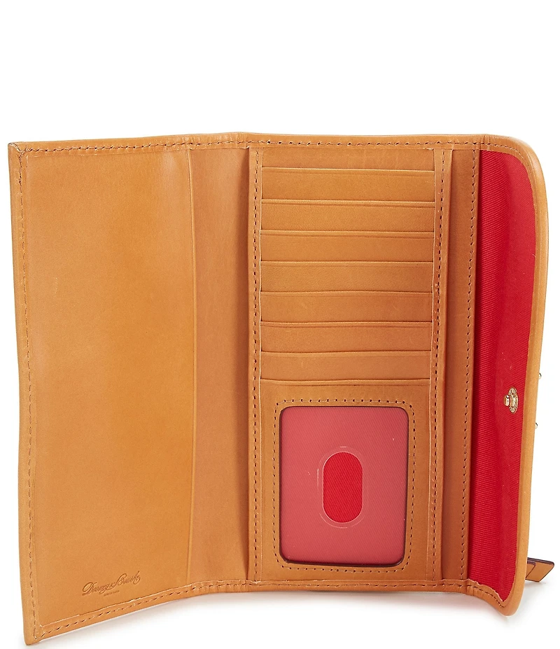 Dooney & Bourke Blakely Collection Signature Logo Continental Contrast Trim Clutch Wallet