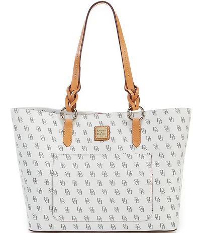 Dooney & Bourke Blakely Collection Signature Logo Tammy Canvas Tote Bag