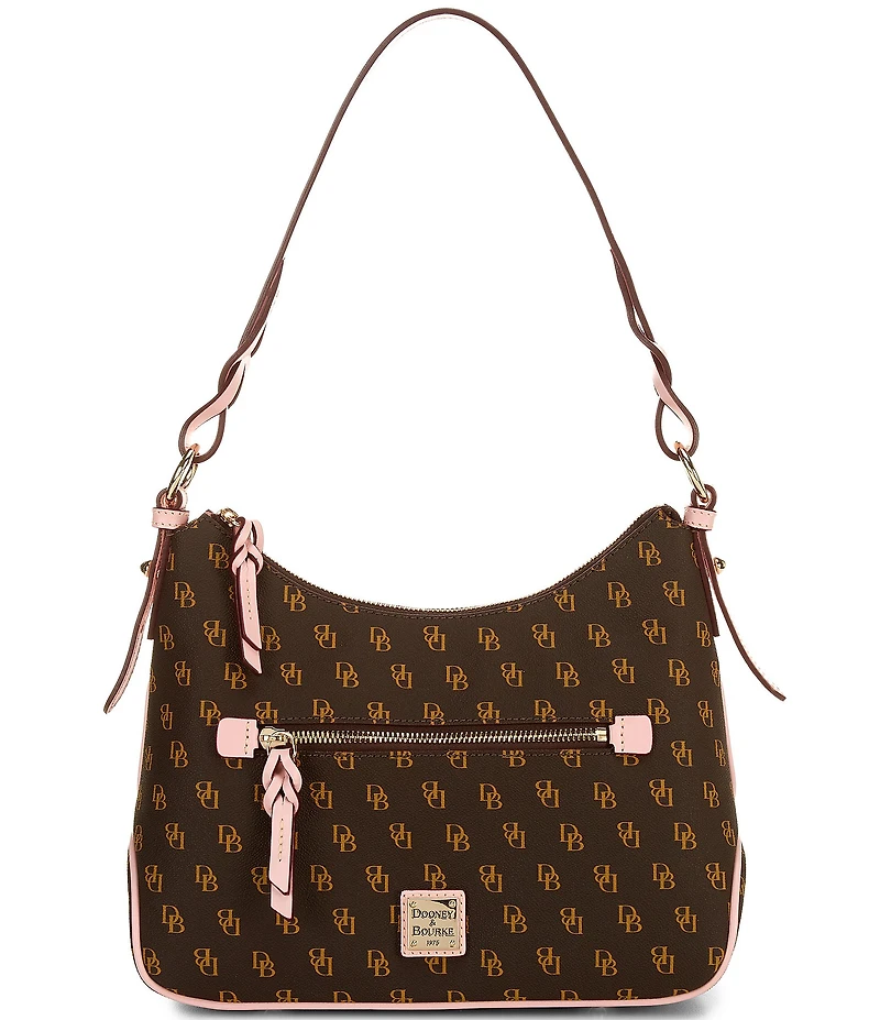 Dooney & Bourke Blakely Contrast Trim Hobo Shoulder Bag