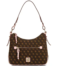 Dooney & Bourke Blakely Contrast Trim Hobo Shoulder Bag