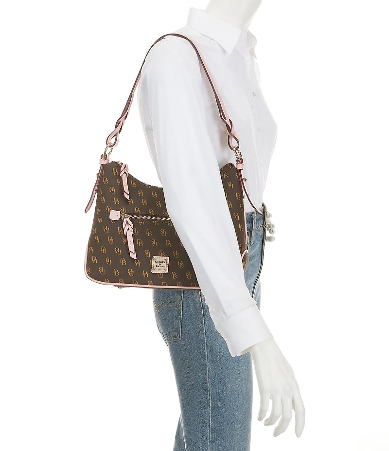 Dooney & Bourke Blakely Contrast Trim Hobo Shoulder Bag