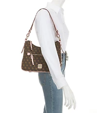 Dooney & Bourke Blakely Contrast Trim Hobo Shoulder Bag