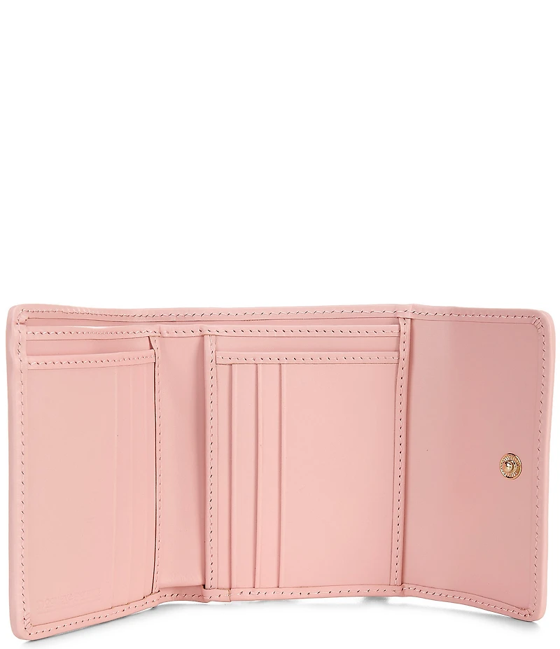 Dooney & Bourke Blakely Signature Logo Small Flap Contrast Trim Wallet