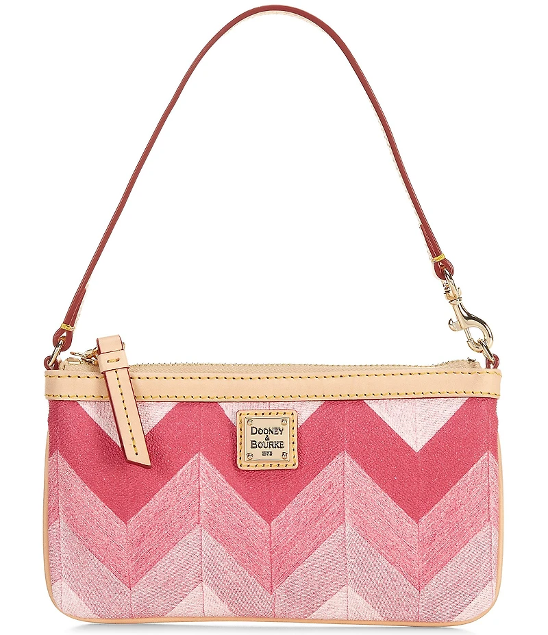 Dooney & Bourke Chevron Large Slim Wristlet