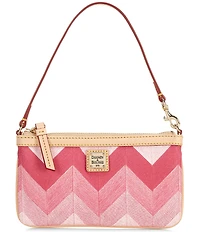 Dooney & Bourke Chevron Large Slim Wristlet