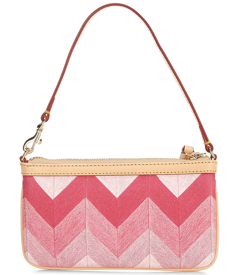 Dooney & Bourke Chevron Large Slim Wristlet