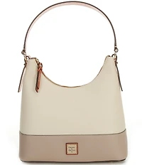 Dooney & Bourke Color Block Leather Hobo Shoulder Bag