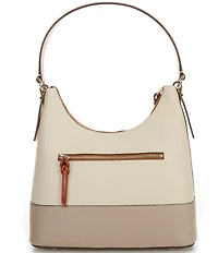 Dooney & Bourke Color Block Leather Hobo Shoulder Bag