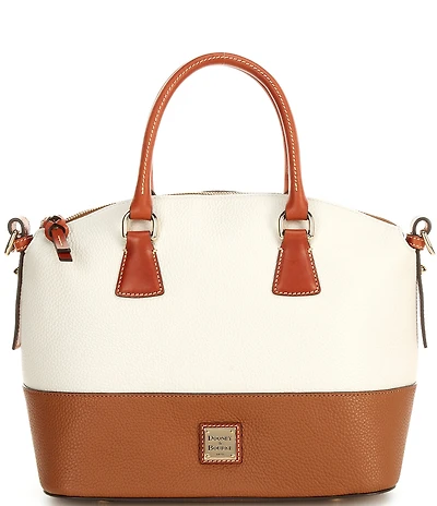 Dooney & Bourke Colorblock Leather Domed Satchel Bag