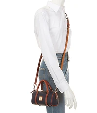 Dooney & Bourke Crossbody East West Barrel Satchel Bag