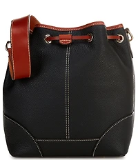 Dooney & Bourke Drawstring Leather Shoulder Bag