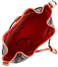 Dooney & Bourke Drawstring Leather Shoulder Bag