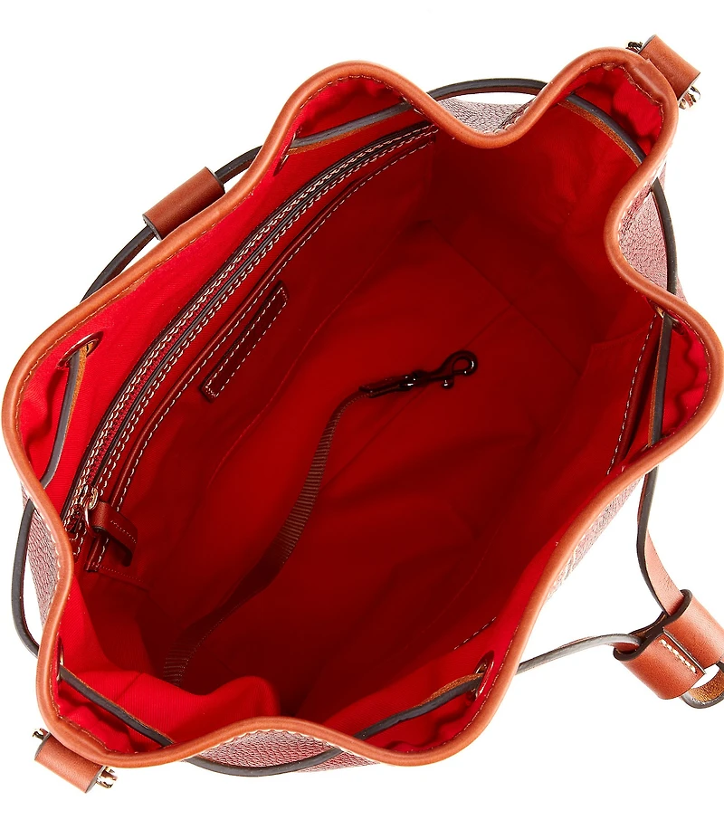 Dooney & Bourke Drawstring Leather Shoulder Bag