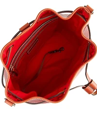 Dooney & Bourke Drawstring Leather Shoulder Bag