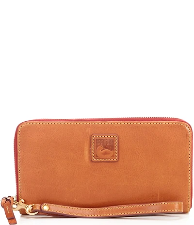 Dooney & Bourke Florentine Collection Large Zip Around Leather Wristlet