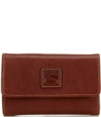 Dooney & Bourke Florentine Collection Leather Flap Wallet