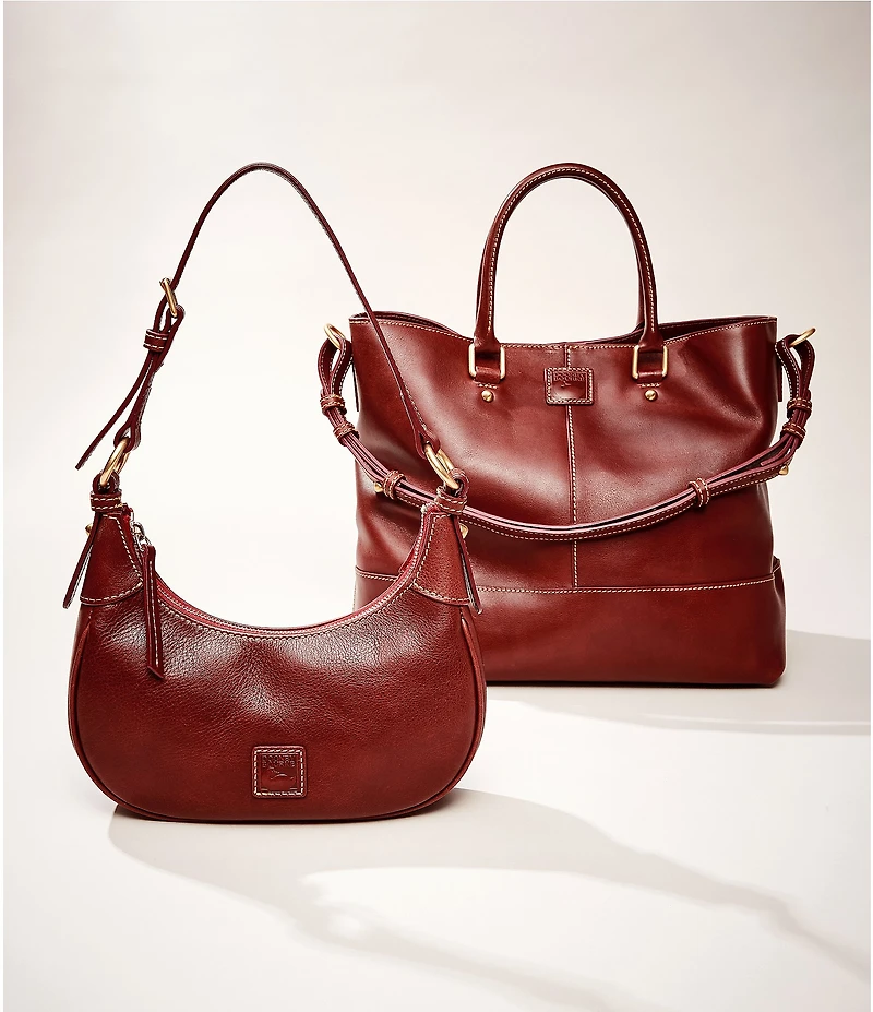 Dooney & Bourke Florentine Leather Hobo Shoulder Bag