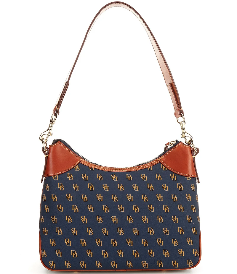Dooney & Bourke Gretta Collection Signature Logo Hobo Shoulder Bag