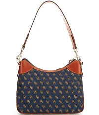 Dooney & Bourke Gretta Collection Signature Logo Hobo Shoulder Bag