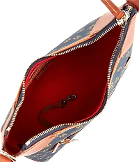 Dooney & Bourke Gretta Collection Signature Logo Hobo Shoulder Bag