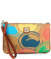 Dooney & Bourke Large Travel Inspired Print Wristlet