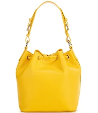 Dooney & Bourke Lucca Leather Drawstring Shoulder Bucket Bag