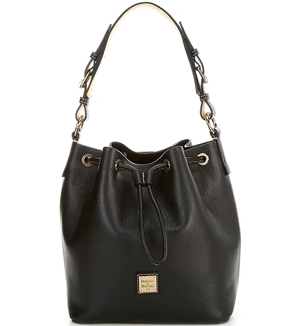 Dooney & Bourke Lucca Leather Drawstring Shoulder Bucket Bag