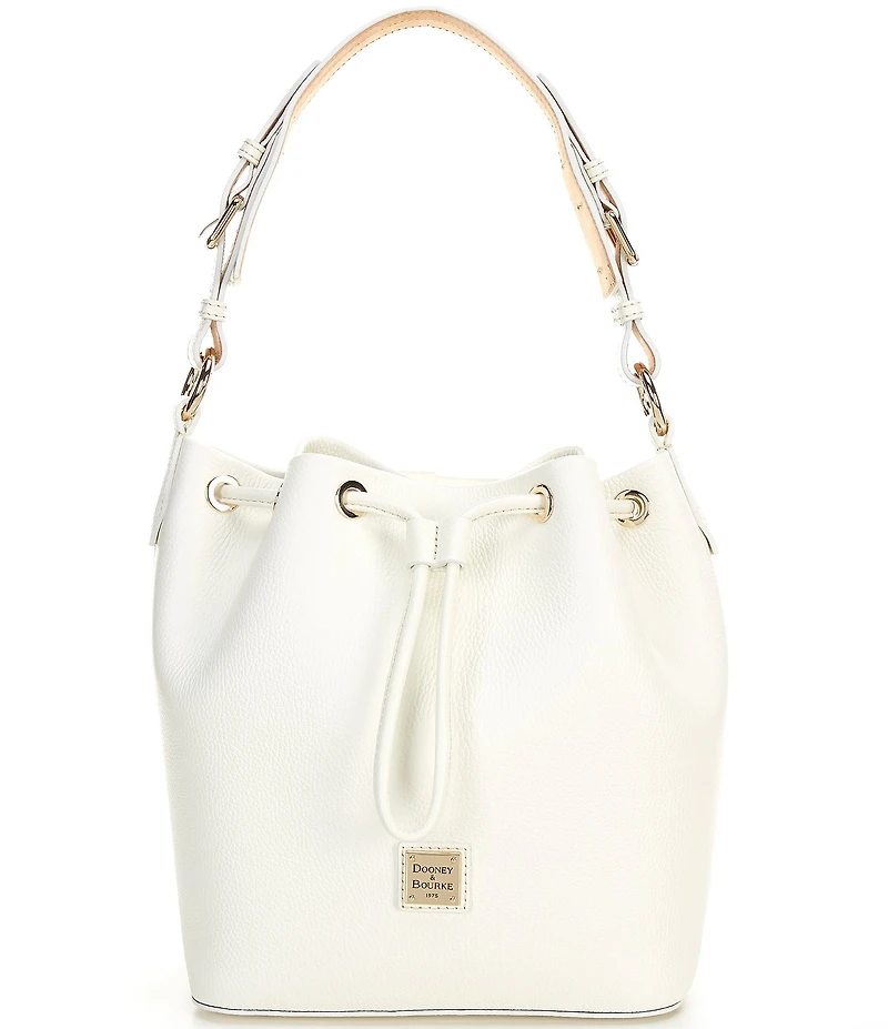 Dooney & Bourke Lucca Leather Drawstring Shoulder Bucket Bag