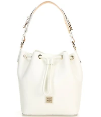 Dooney & Bourke Lucca Leather Drawstring Shoulder Bucket Bag