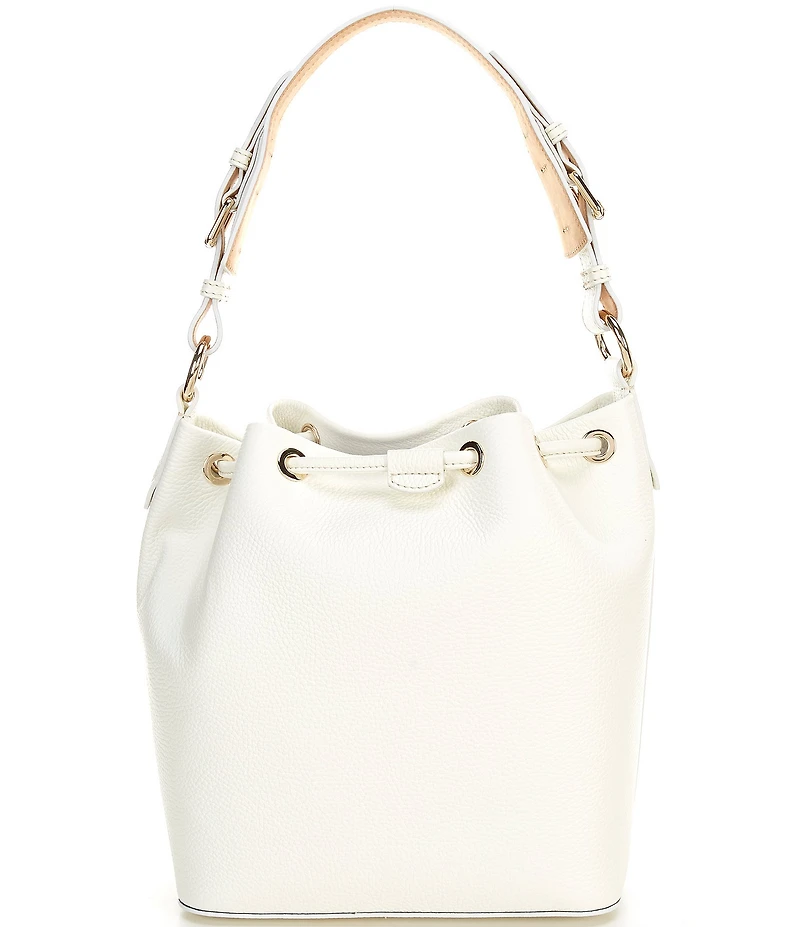 Dooney & Bourke Lucca Leather Drawstring Shoulder Bucket Bag