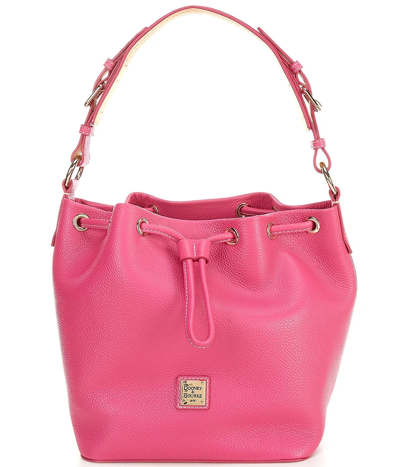 Dooney & Bourke Lucca Leather Drawstring Shoulder Bucket Bag