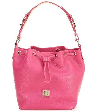 Dooney & Bourke Lucca Leather Drawstring Shoulder Bucket Bag