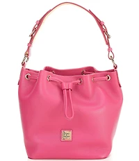 Dooney & Bourke Lucca Leather Drawstring Shoulder Bucket Bag