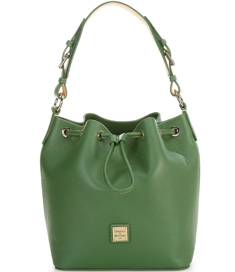Dooney & Bourke Lucca Leather Drawstring Shoulder Bucket Bag