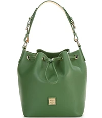 Dooney & Bourke Lucca Leather Drawstring Shoulder Bucket Bag