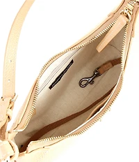 Dooney & Bourke Lucca Pebbled Leather Baguette Shoulder Bag