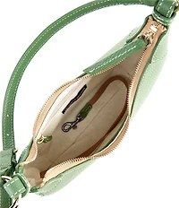 Dooney & Bourke Lucca Pebbled Leather Baguette Shoulder Bag