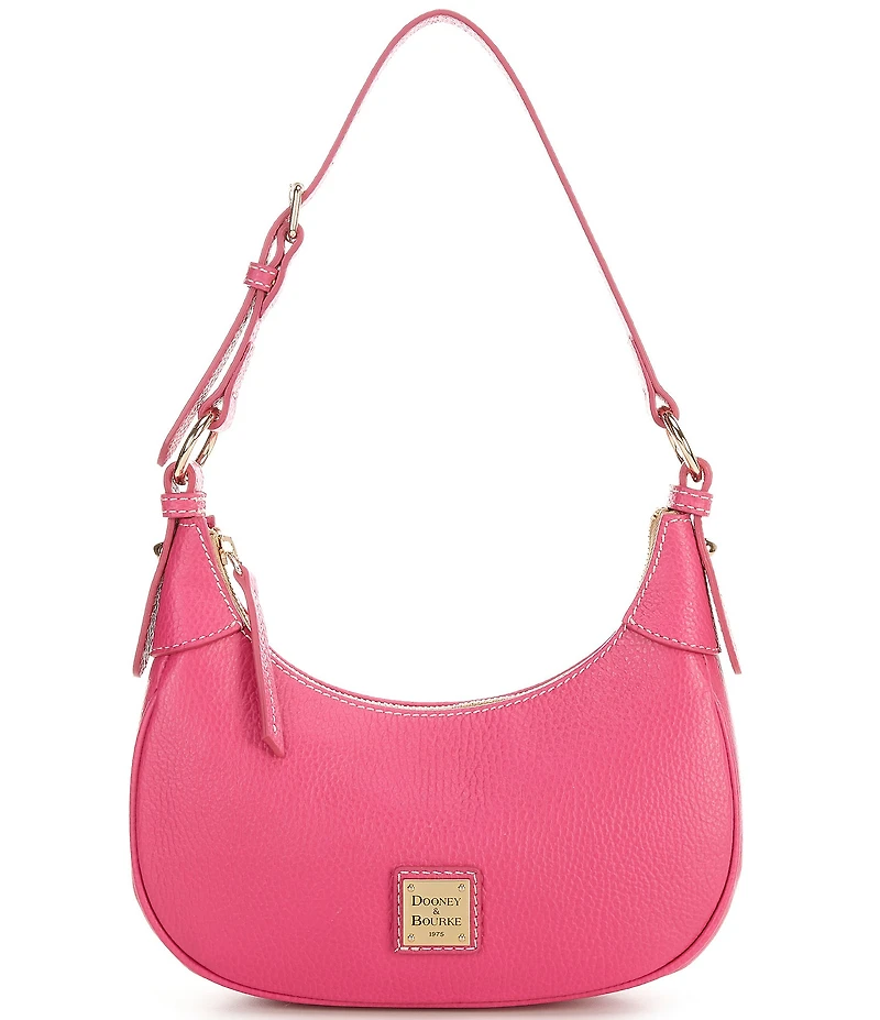 Dooney & Bourke Lucca Pebbled Leather Baguette Shoulder Bag