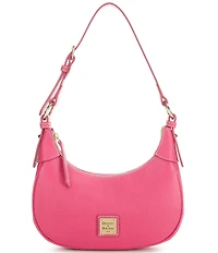 Dooney & Bourke Lucca Pebbled Leather Baguette Shoulder Bag