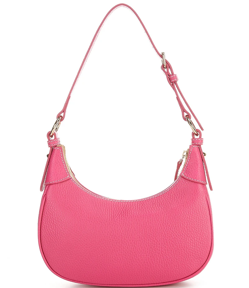 Dooney & Bourke Lucca Pebbled Leather Baguette Shoulder Bag