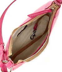 Dooney & Bourke Lucca Pebbled Leather Baguette Shoulder Bag