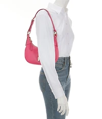 Dooney & Bourke Lucca Pebbled Leather Baguette Shoulder Bag