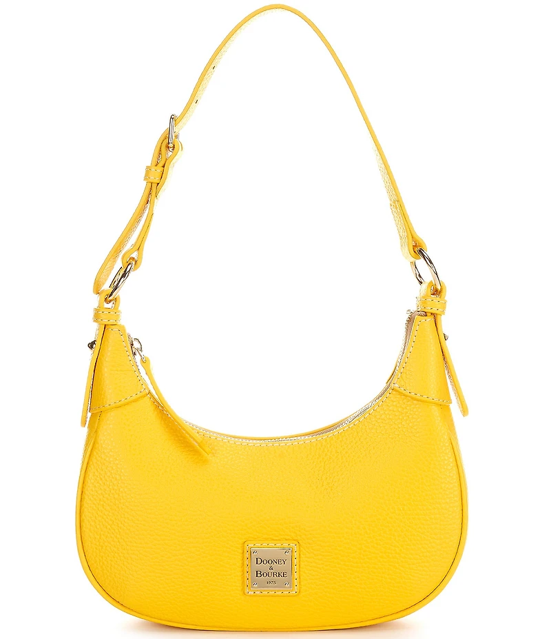 Dooney & Bourke Lucca Pebbled Leather Baguette Shoulder Bag