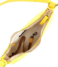 Dooney & Bourke Lucca Pebbled Leather Baguette Shoulder Bag