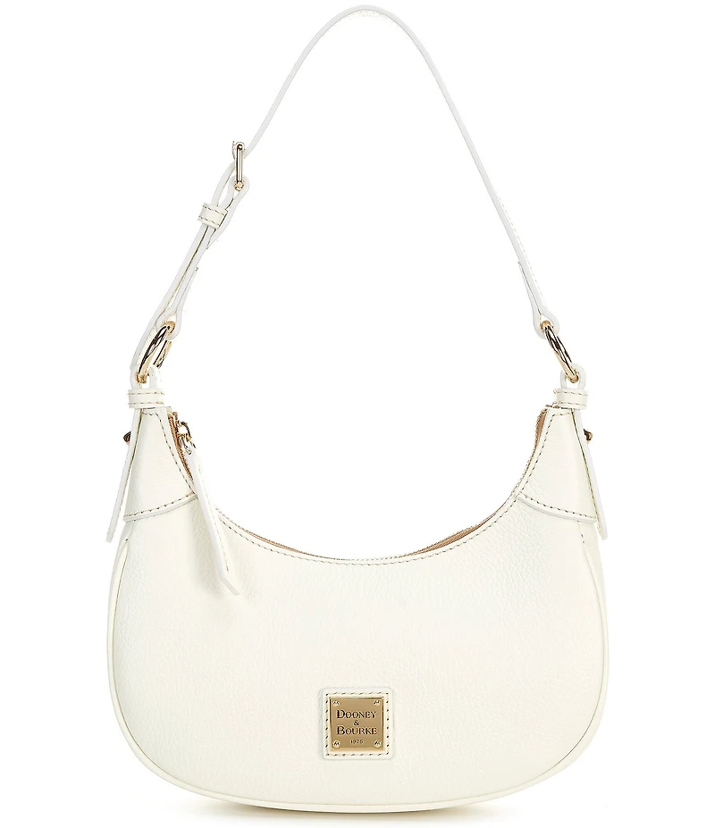 Dooney & Bourke Lucca Pebbled Leather Baguette Shoulder Bag