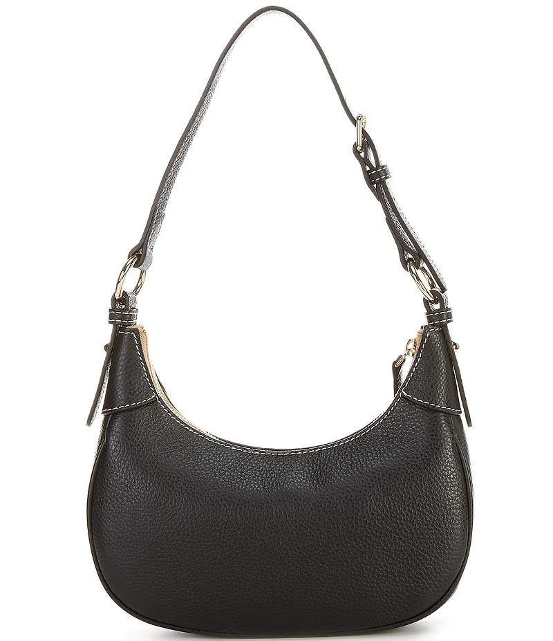 Dooney & Bourke Lucca Pebbled Leather Baguette Shoulder Bag