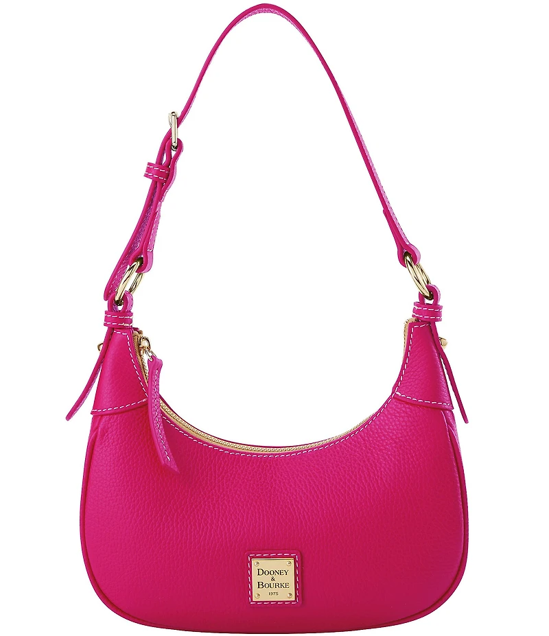 Dooney & Bourke Lucca Pebbled Leather Baguette Shoulder Bag