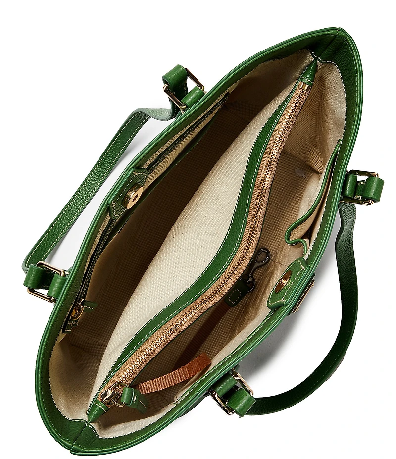 Dooney & Bourke Lucca Collection Italian Leather Small Jessie Tote Bag