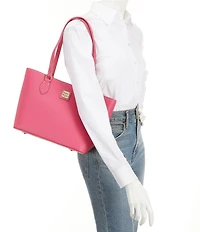 Dooney & Bourke Lucca Collection Italian Leather Small Jessie Tote Bag